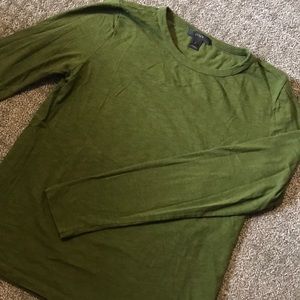 J.Crew Cotton Long Sleeve Green